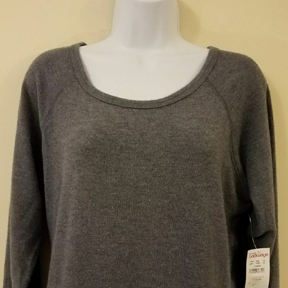 Tresics Large Gray Long Sleeve Casual Sweater - Picture 3 of 6